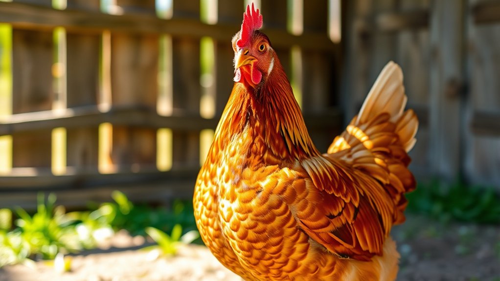 adult female chicken care