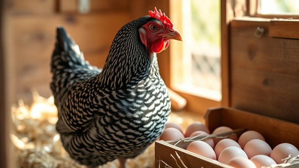 annual egg production range