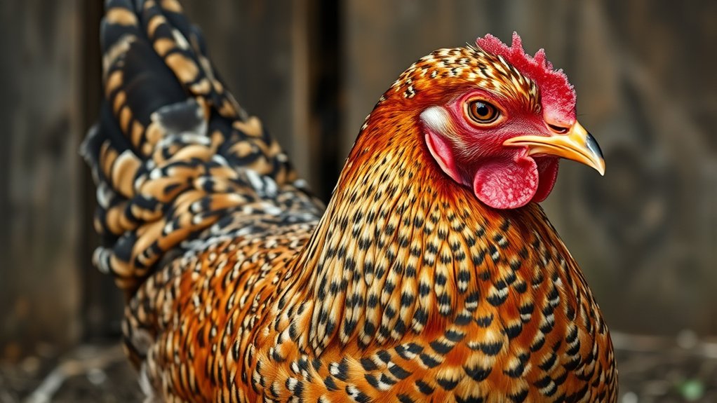 artistic genetically patterned feathers