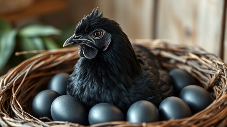 black chicken egg layers