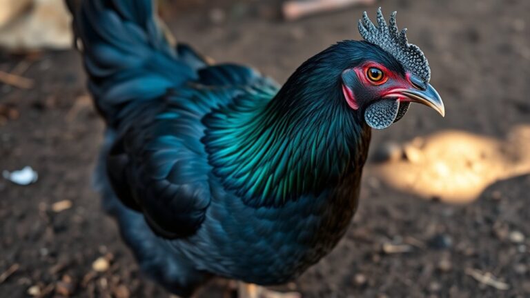 black chickens with black meat