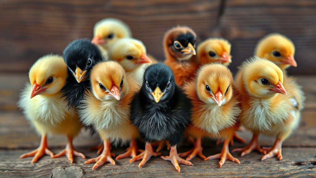 breed specific chick characteristics