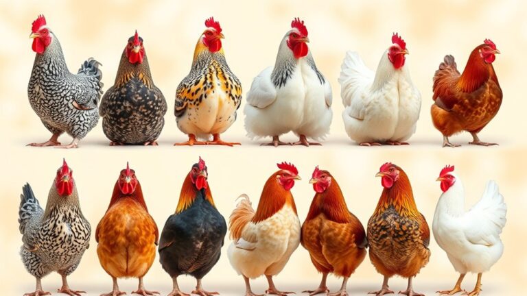 chicken breeds identification chart