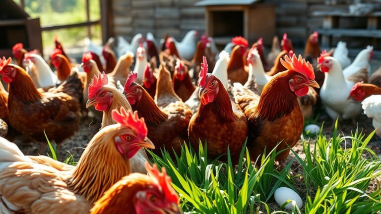 consistently laying egg chickens