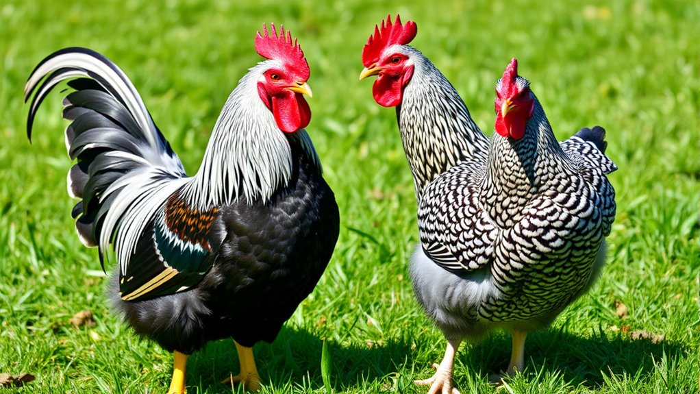 distinct male and female features