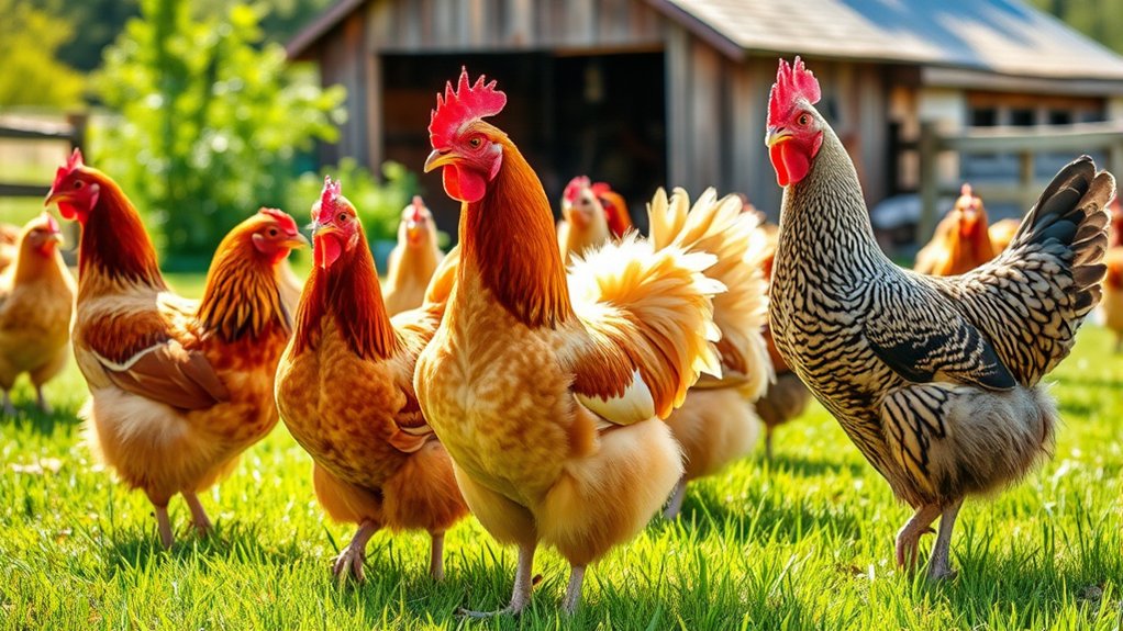 eggs and meat yields