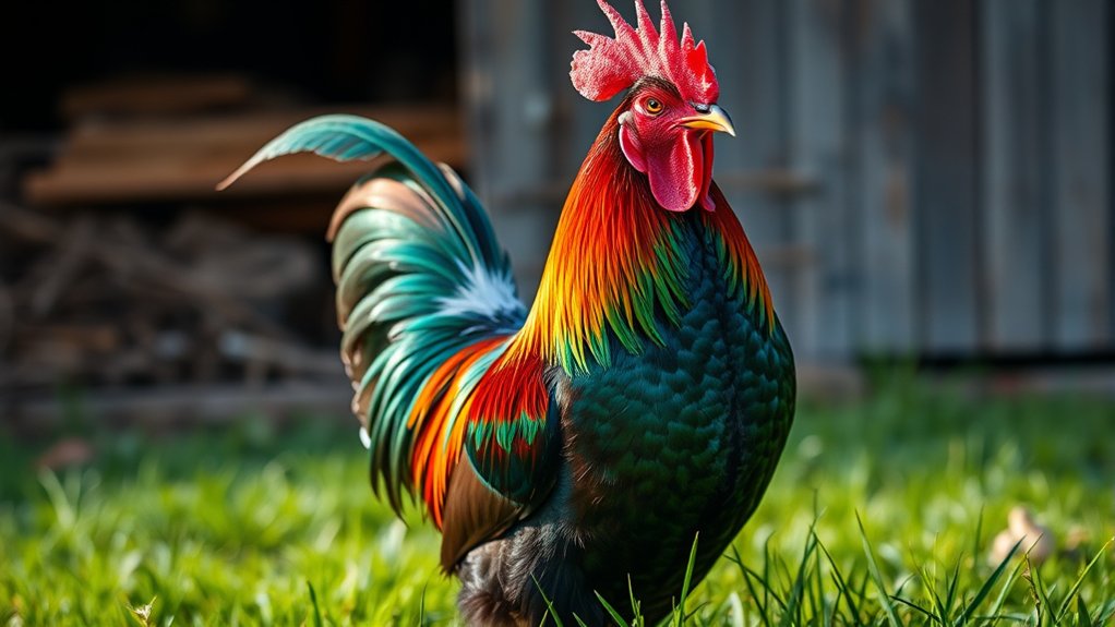 feather patterns and beak