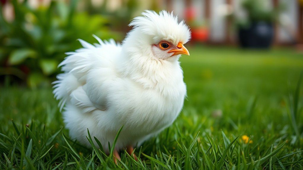 fluffy friendly unique feathers