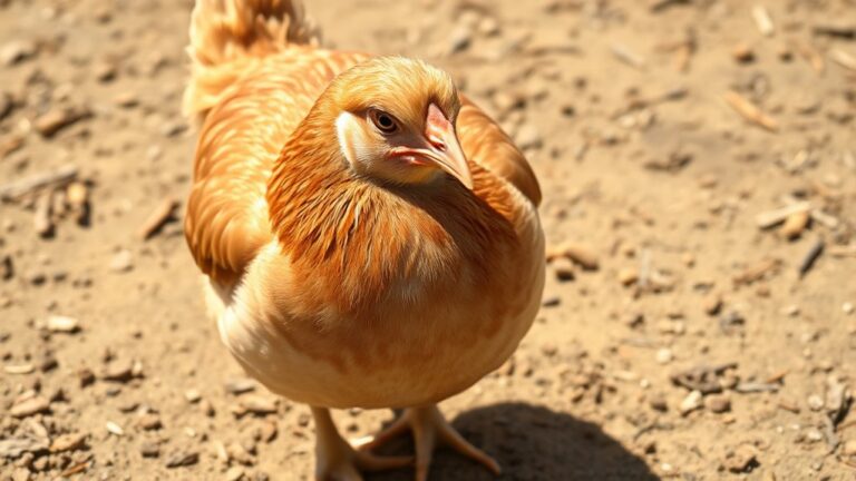 identify female chicken features
