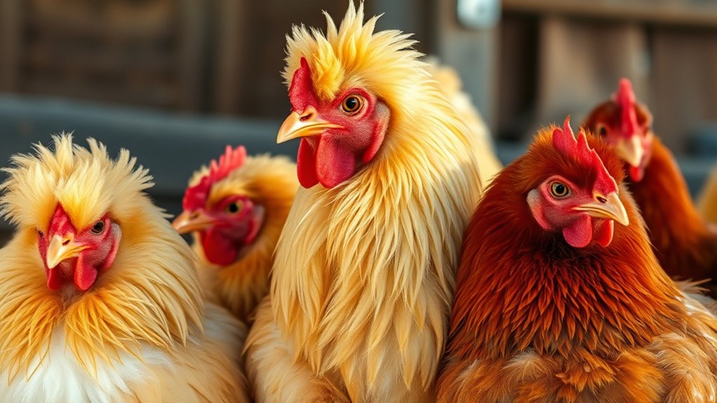 luxurious resilient productive chickens