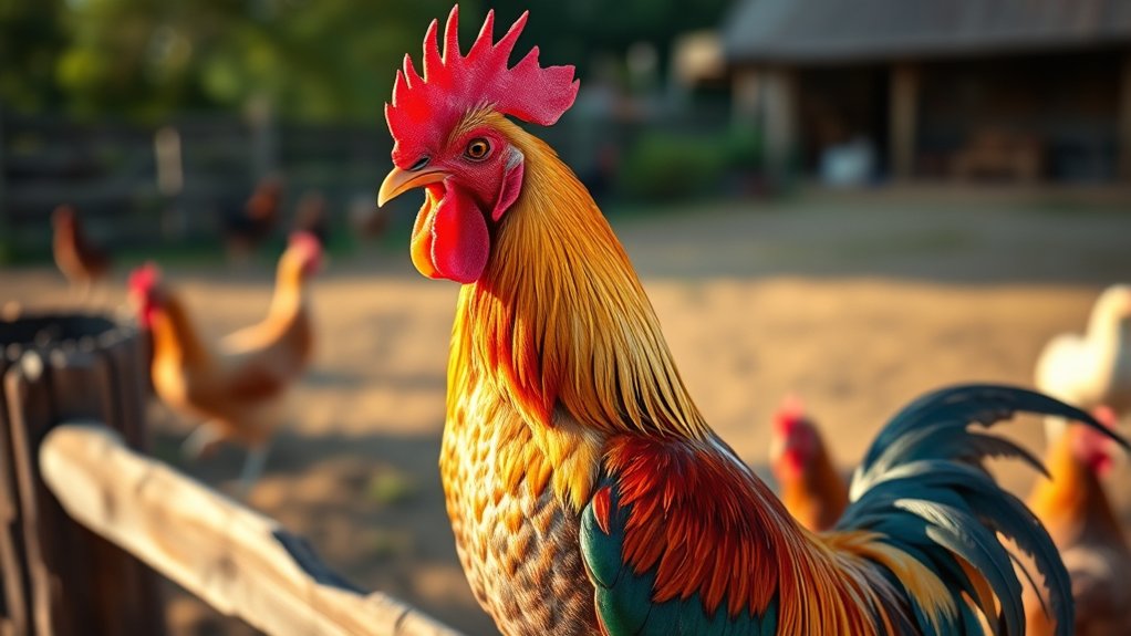 male chicken is a rooster