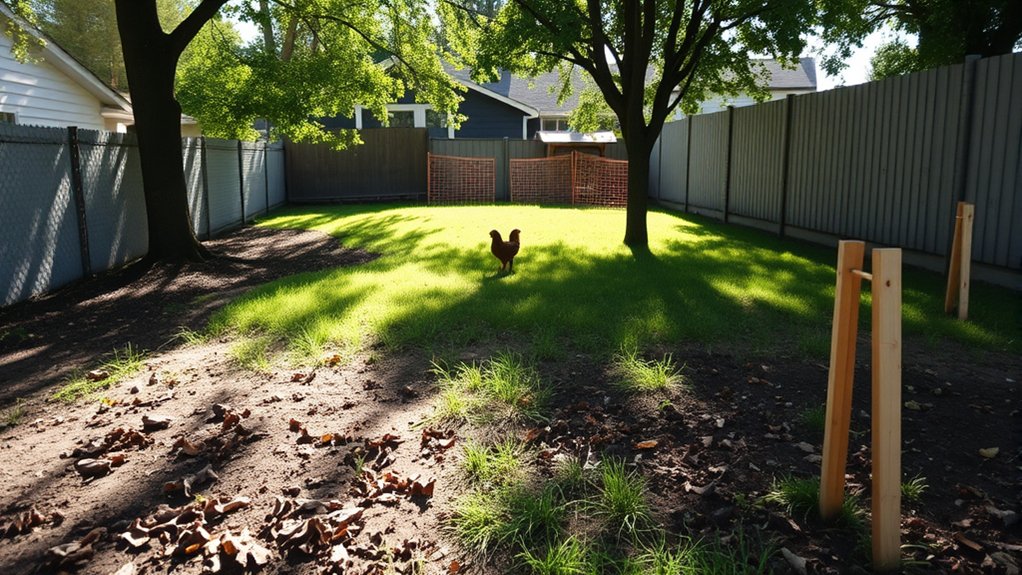 optimal chicken coop placement