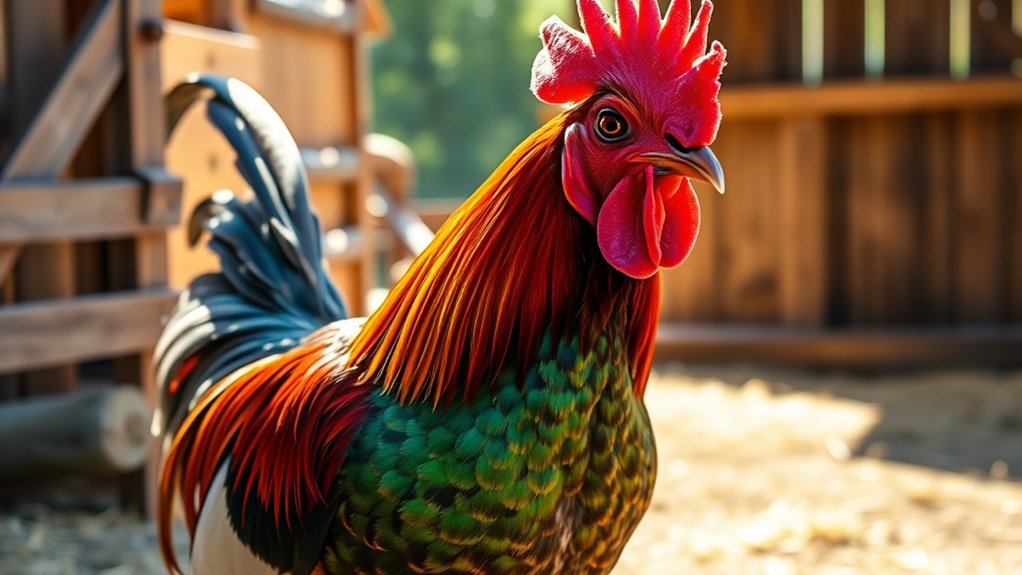 rooster is a chicken