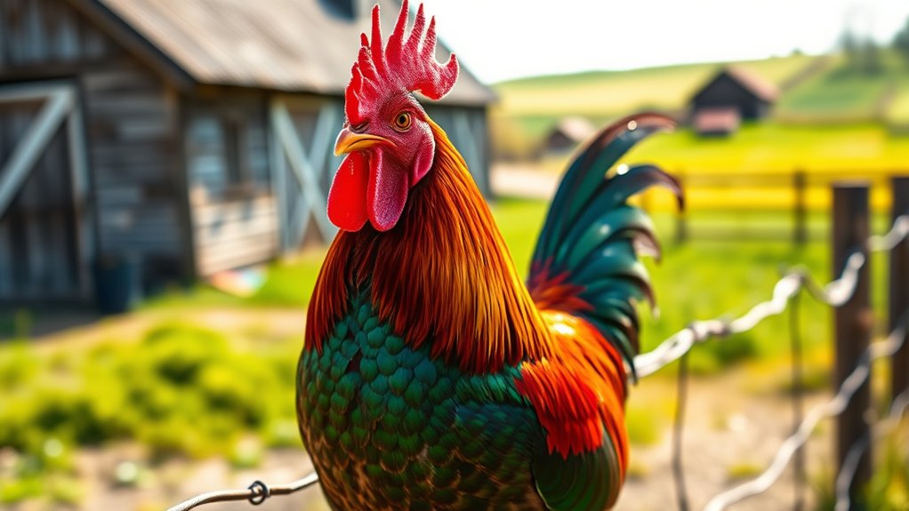 rooster is a chicken