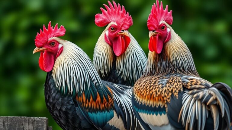 rooster vs hen differences