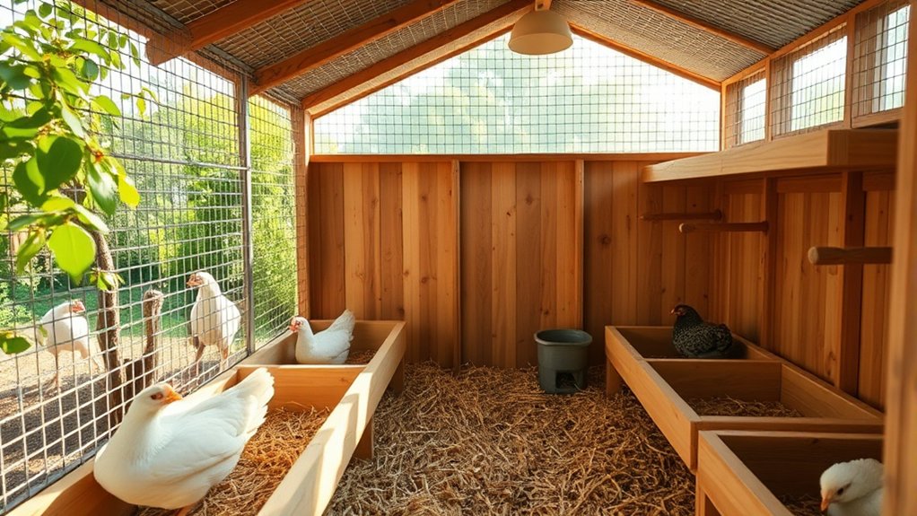 safe ventilated spacious coop