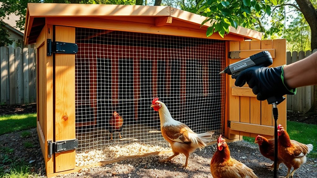 secure durable predator proof coop