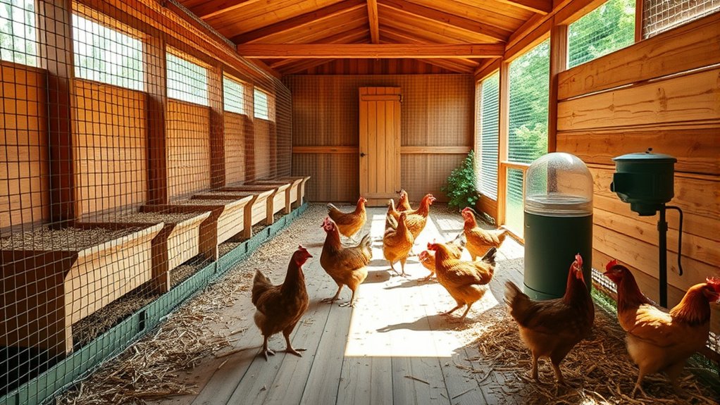 secure ventilated spacious coop