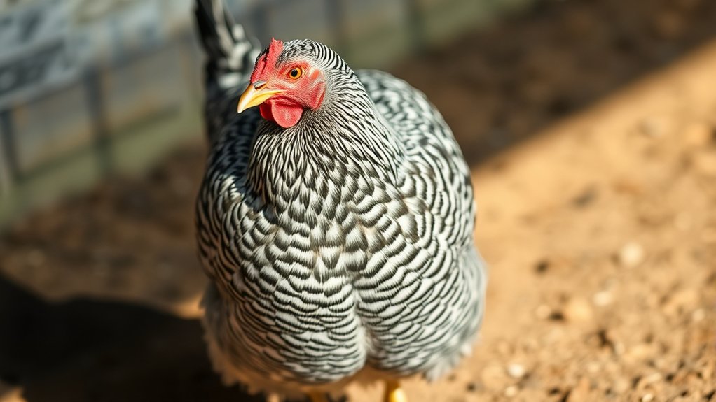 striped feathers strong beak