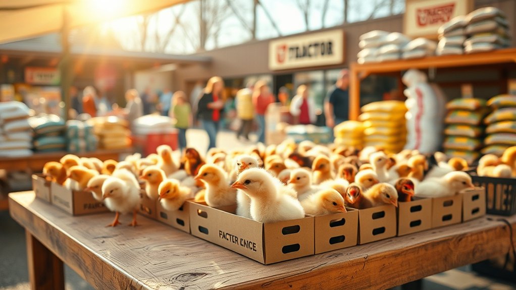 timing of chick sales