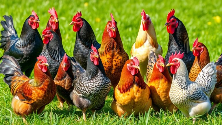 variety of chicken breeds