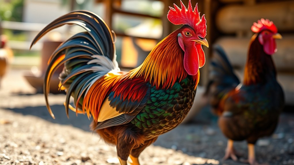 vivid combs wattles size